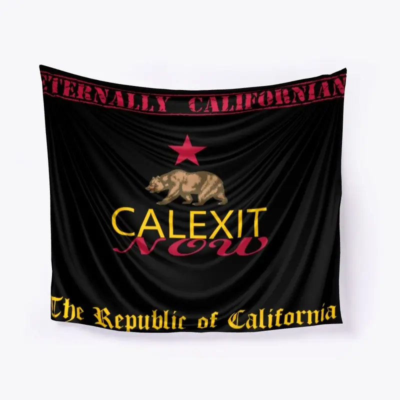 Eternally Californian Tapestry, Black